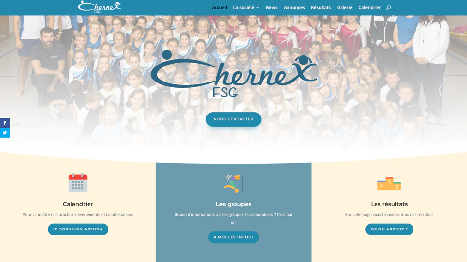 FSG Chernex - Redesign of the website