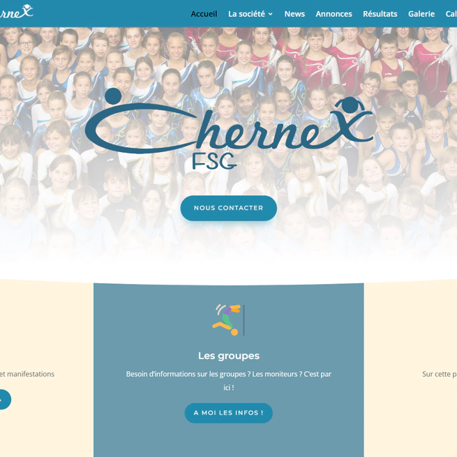 FSG Chernex - Redesign of the website