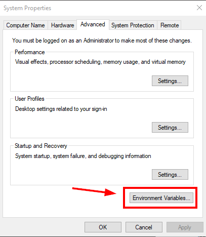 ENV variables