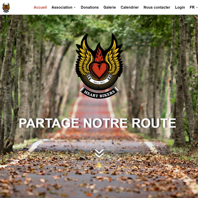 HeartBikers - website creation