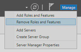 Remove Role and Features