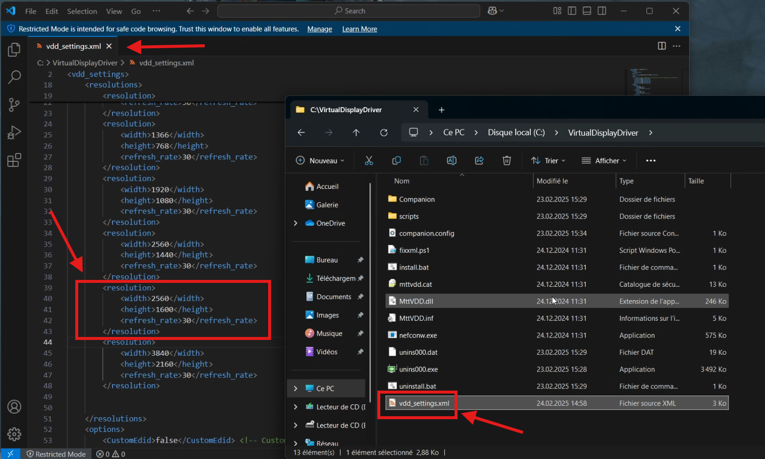 VDD config